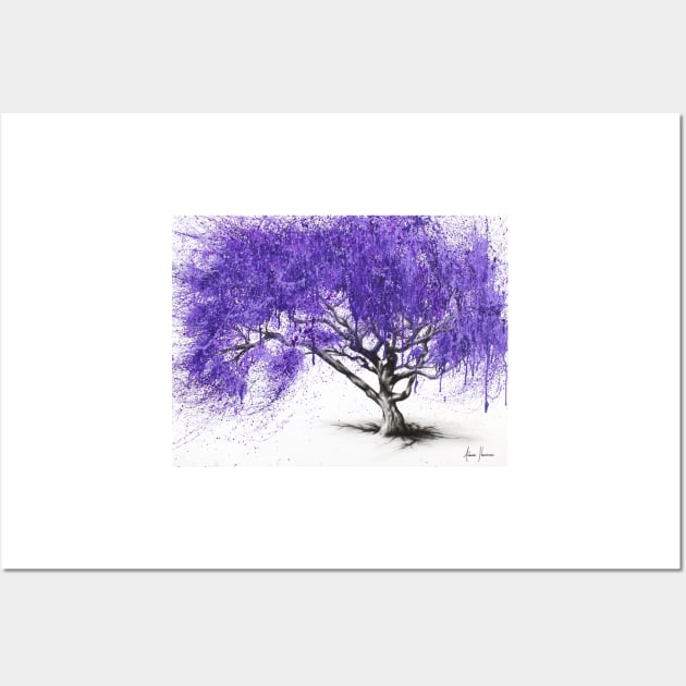 Purple Jacaranda Tree Wall Art by AshvinHarrison